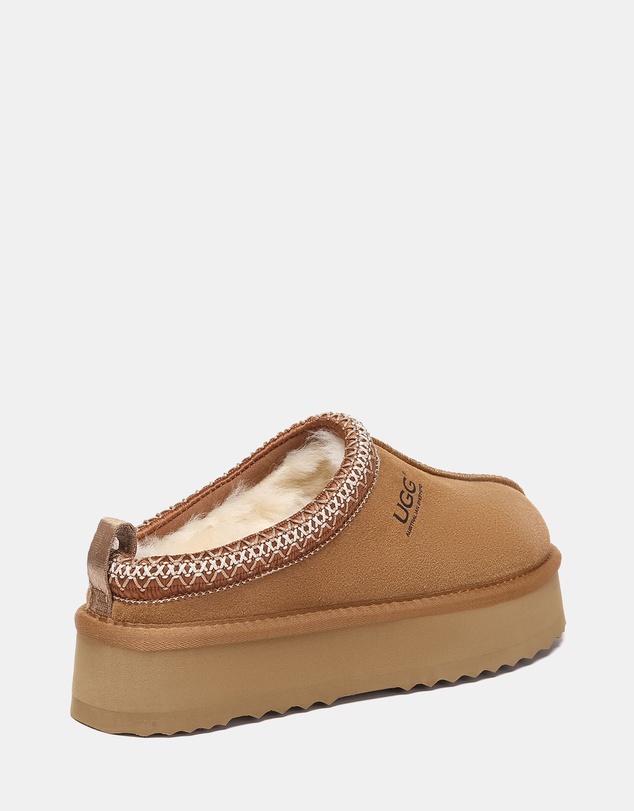 EVERAU - Australian Shepherd Ugg Tay Platform Cow Suede Upper House Shoes