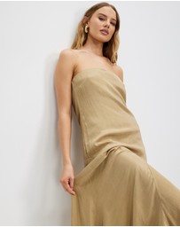 Third Form - Pressed Petals Free Flow Strapless Dress