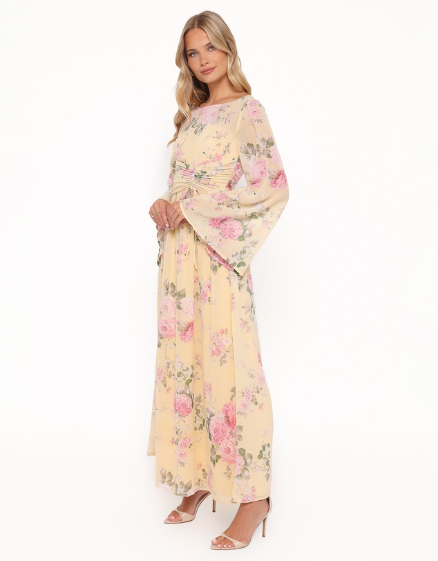 Petal & Pup - Samara Maxi Dress - Yellow Floral