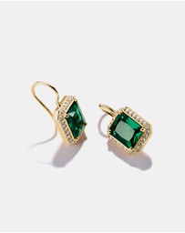 THOMAS SABO - THOMAS SABO Earrings with Green Octagonal Stones