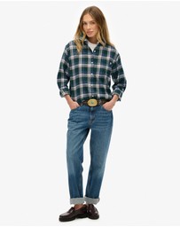 Superdry - Check Flannel Boyfriend Shirt