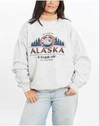 Vintage by The Real Deal - Pre Loved - Vintage Carnival Alaska Turtle Neck Sweatshirt
