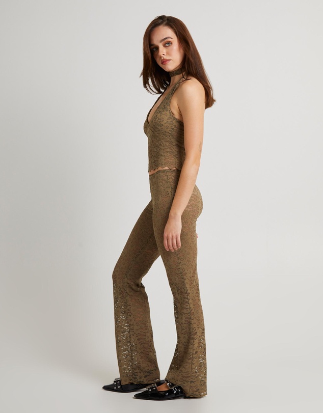 Alice In The Eve - Giselle Lace Halter Top