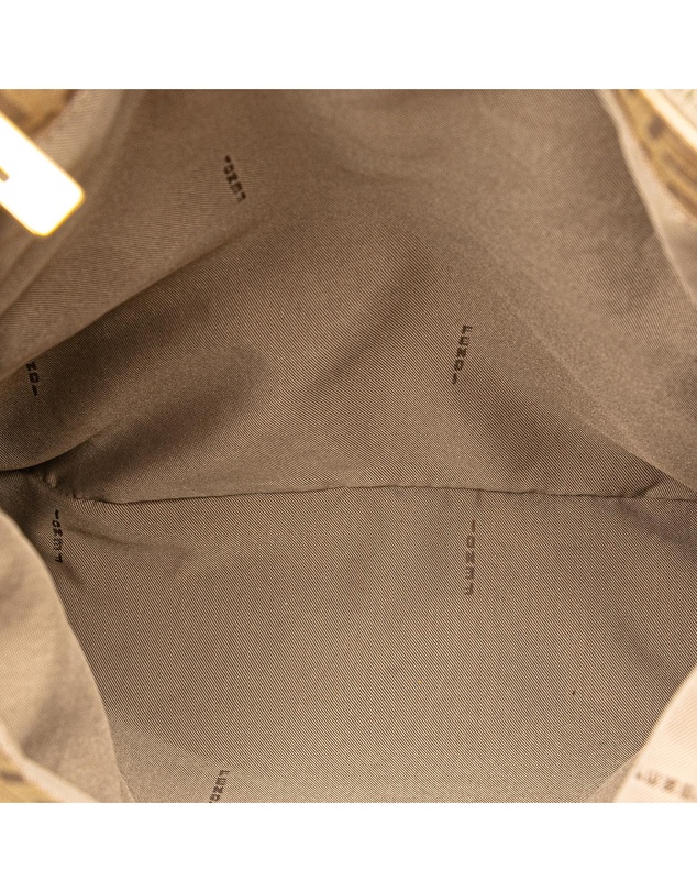 Pre-Loved by Azura Reborn - Pre-Loved fendi Beige Fendi Logo Tote Bag