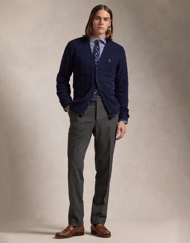 Polo Ralph Lauren - Cable-Knit Wool-Cashmere Cardigan - ICONIC EXCLUSIVE
