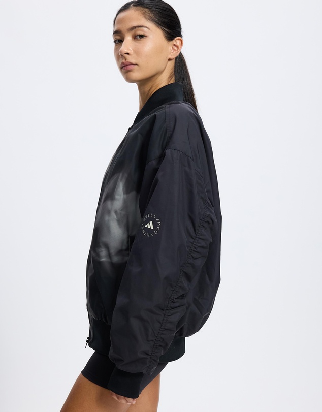 adidas by Stella McCartney - adidas By Stella McCartney Woven Bomber Printed Jacket
