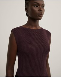 Witchery - Asymmetric Hem Knit Tank