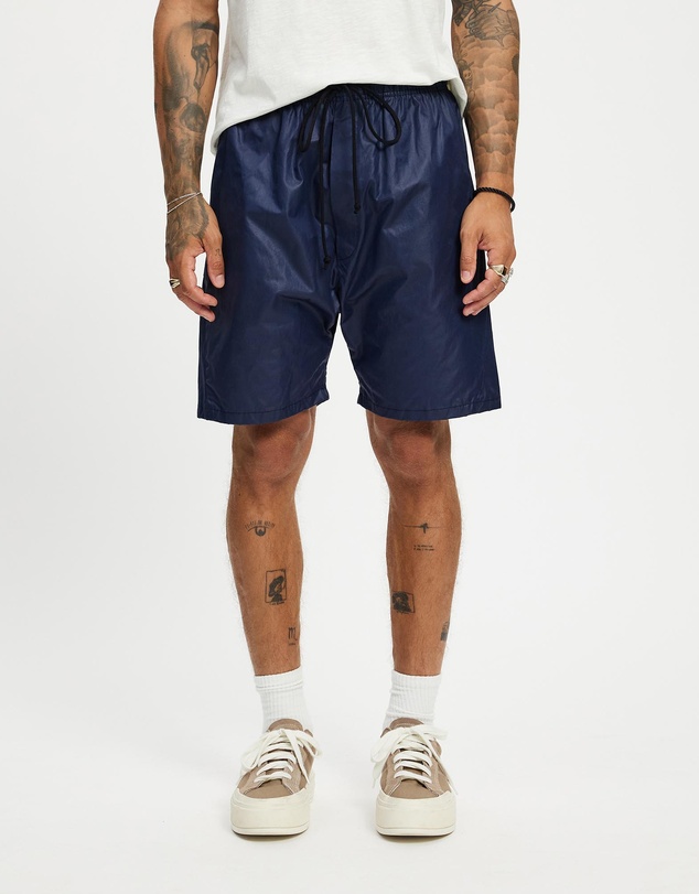 Surrounded By Ghosts - The Obsidian Coated Canvas Drawstring Shorts