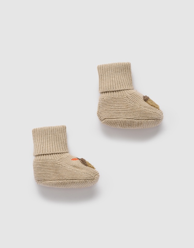 Purebaby - Magical Forest Knitted Bootie -Kids-Babies