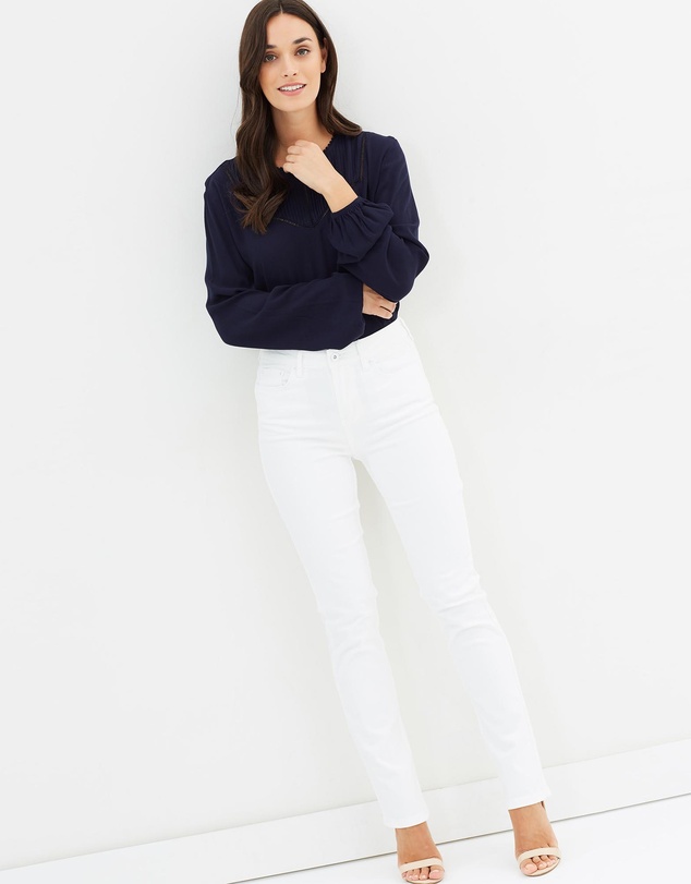 Jag - The Bianca High Rise Slim Straight Jeans
