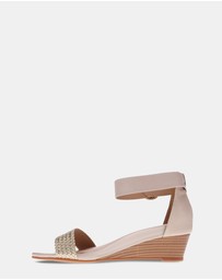 Mia Vita - Nasia Wedge Sandal - Beige