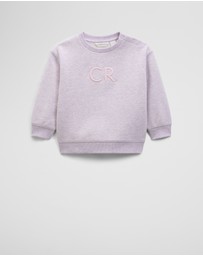 Country Road - Oversized Australian Cotton Cr Logo Sweat