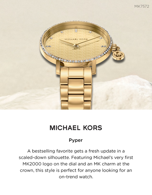 Michael Kors - Pyper Gold Tone Analogue Watch