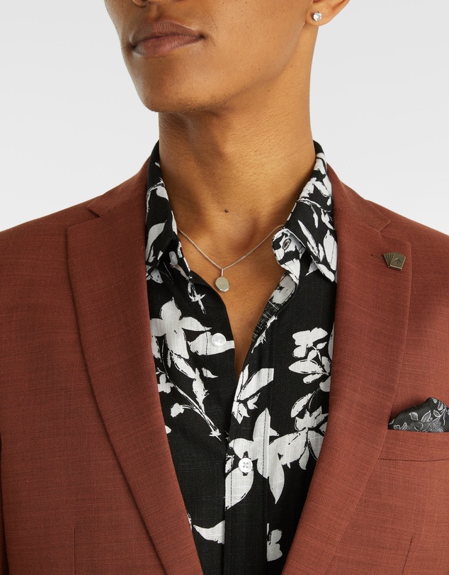 yd. - Lukey Skinny Stretch Suit Jacket
