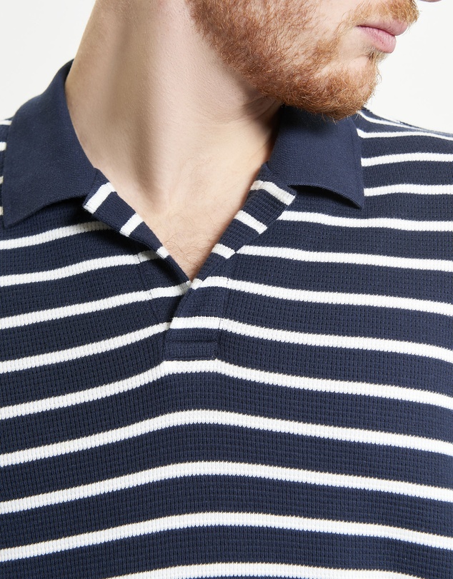Ben Sherman - Waffle Stripe Polo
