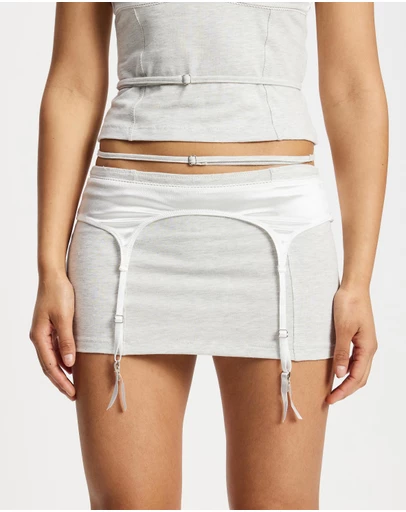 Jaded London - Layered Underwear Mini Skirt