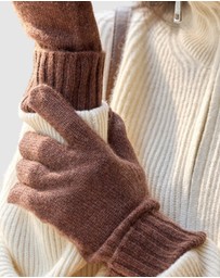 SILK MAGNOLIA - Cashmere Gloves