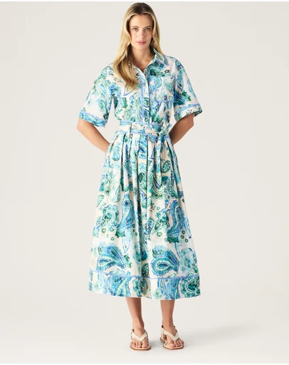 MOS The Label - Opaline Print Midi Skirt