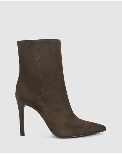Chocolate Brown Suede