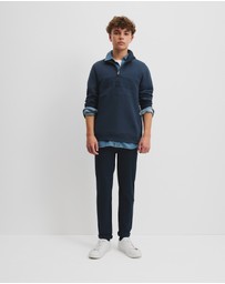 Country Road - Teen Australian Cotton Heritage Half Zip Sweat