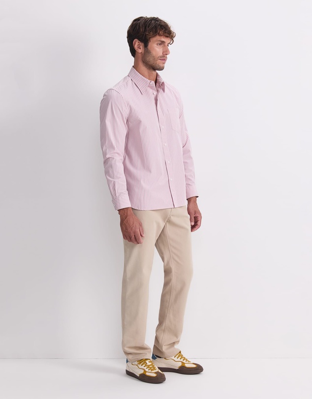Sportscraft - Stripe Long Sleeve Poplin Shirt