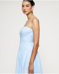 Lover - Sophia Strapless Midi Dress