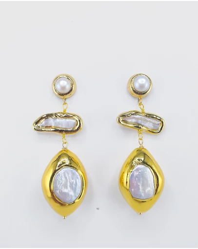 Miz Casa and Co - Natalia Pearl Earrings