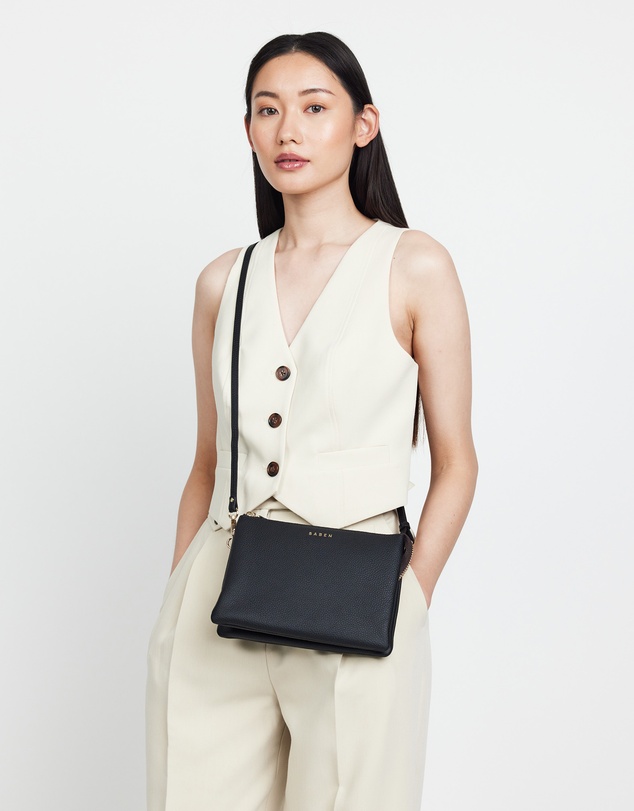 SABEN - Tilly's Big Sis Leather Cross-body Bag