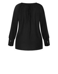 City Chic - Felicity Relaxed V Neck Shirt