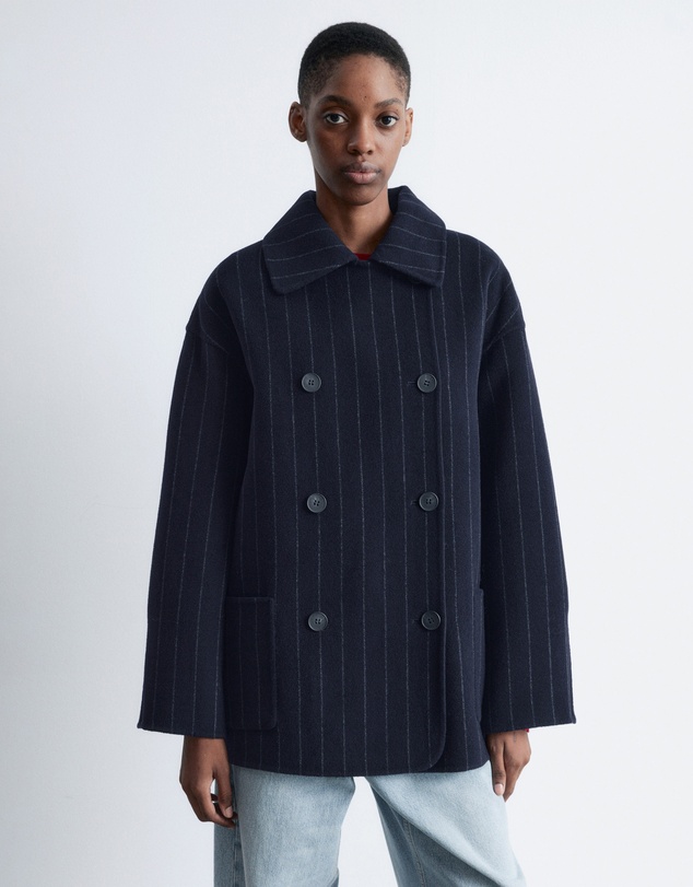 & Other Stories - Cocoon-Shaped Wool Jacket