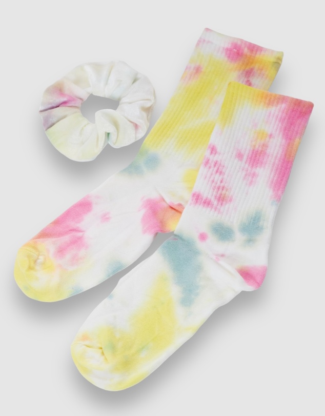 High Heel Jungle - Tie Dye Scunchie and Sock Set