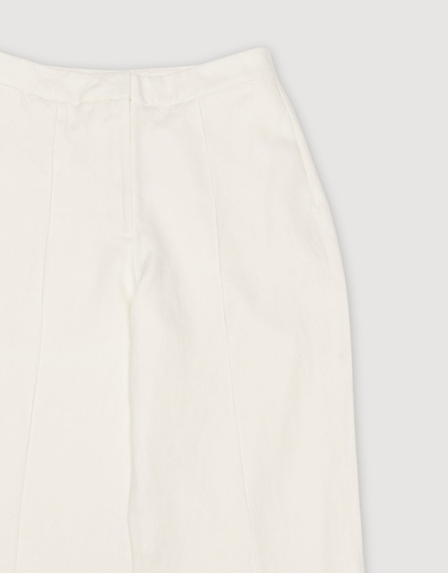 Revibe - Repaired Assembly Label Linen Pant