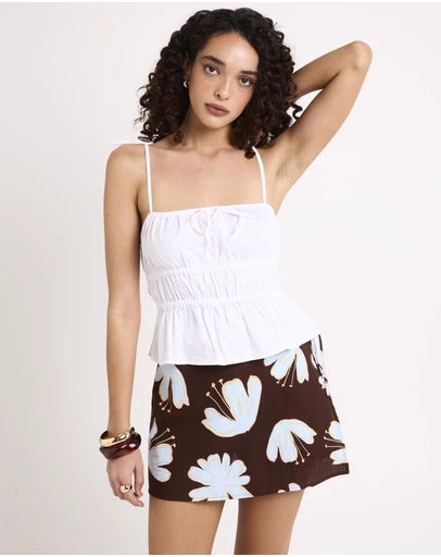 Subtitled - Reverie Shirred Cami