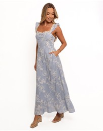Petal & Pup - Ellise Midi Dress - Blue