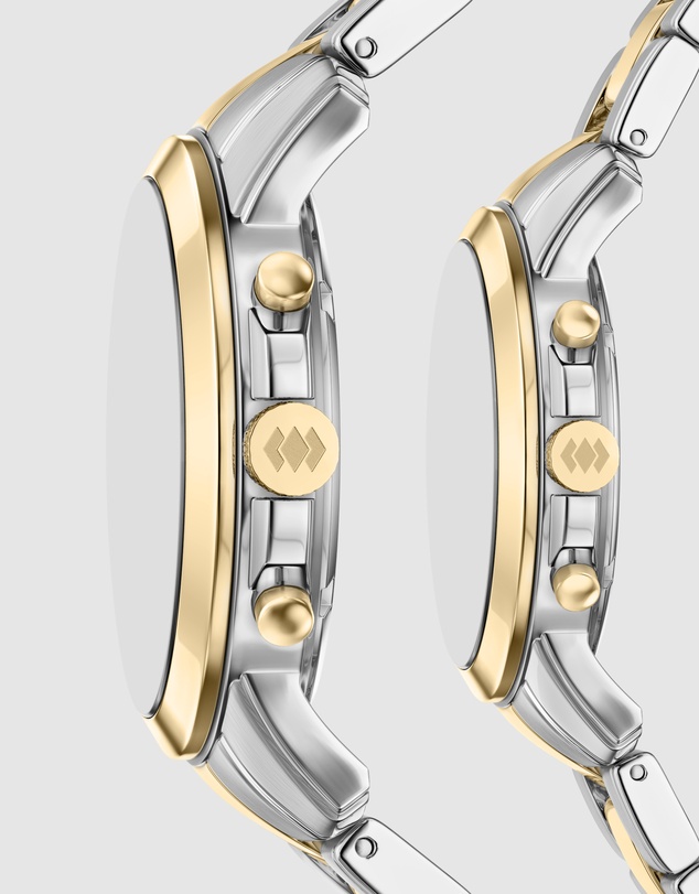 Fossil - Grant Two Tone Chronograph Watch