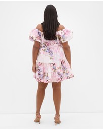 City Chic - Aliyah Print Mini Dress