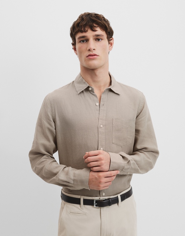 Country Road - Organically Grown Linen Regular Fit Shirt