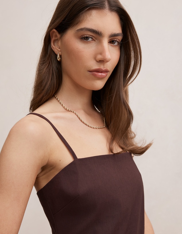 Forever New - Sienna Linen Sarong Mini Dress