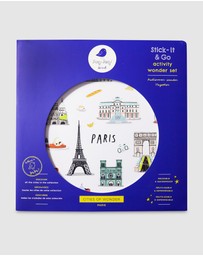 Jaq Jaq - Jaq Jaq Bird - Cities of Wonder Stick It & Go Activity Set - Paris
