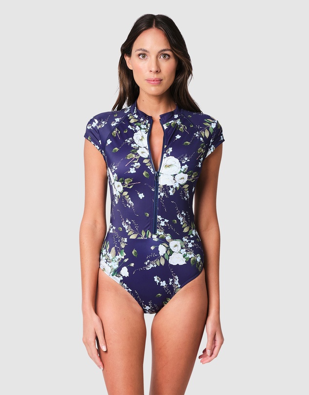 UNE PIECE - Original Sexie Rashie Cap Sleeve One Piece Swimsuit