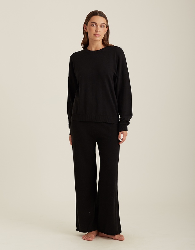 Papinelle - Cotton Cashmere Straight Leg Pant