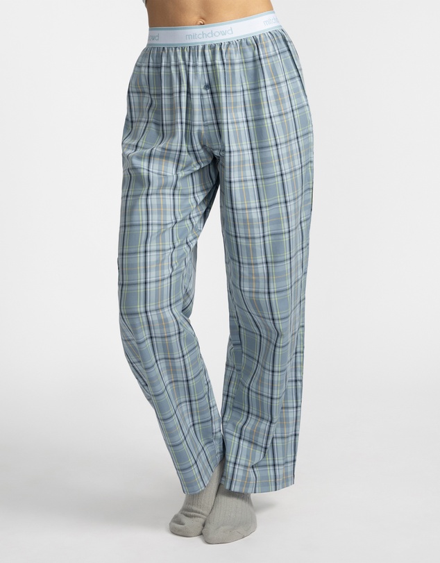 Mitch Dowd - Waves Check Pyjama Pant - Multi