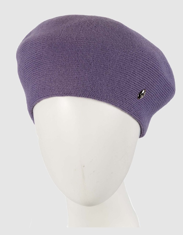 Max Alexander - European Made Purple Soft Wool Beret