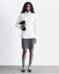 & Other Stories - Tapered Tie-Belt Shirt
