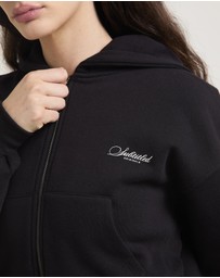 Subtitled - Cropped Zip Hoodie