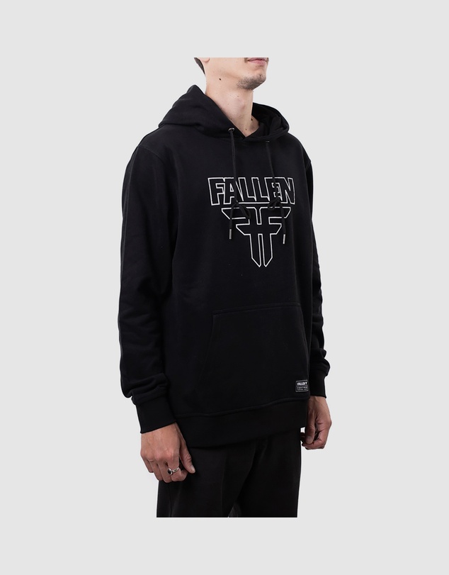 Fallen Footwear - Fallen Footwear Men Peak Jacket Enzymatic/Jumper Regular Fit Black