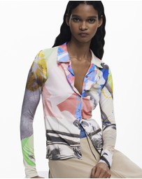 Desigual - Arty print shirt