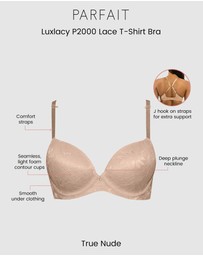 Parfait - Luxlacy Moulded Wired Lace T-Shirt Bra