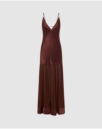 Shona Joy - Moraya Plunged Maxi Dress