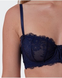 Bras N Things - Sienna Balconette Bra-Navy
